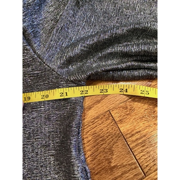 INC Womens Silver Top NWT Dressy Top Twist Top Long Sleeves XXL - Picture 9 of 10